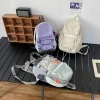 Outdoor backpack, drawstring mini casual bag, lightweight and versatile travel and mountaineering bag, women's lightweight travel small backpack details Picture